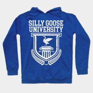 Silly Goose University: Funny College Design Hoodie